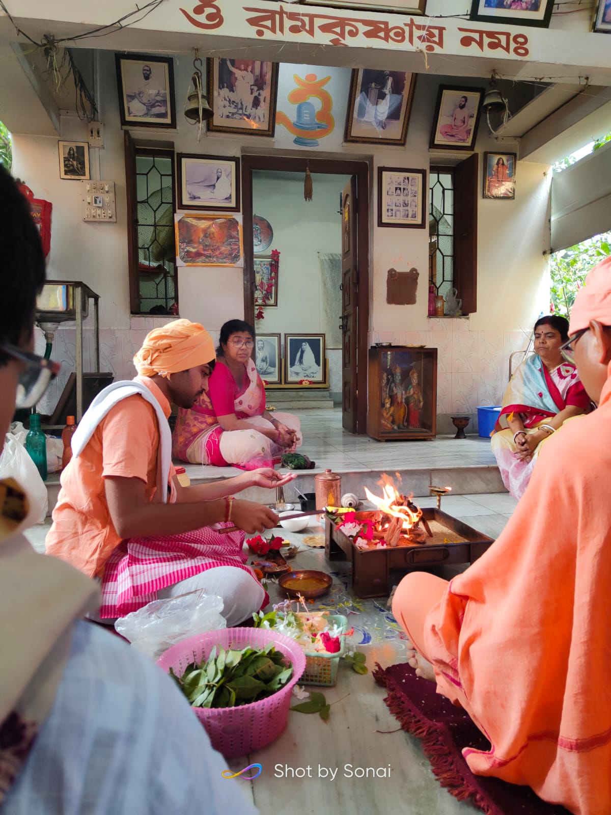 Annual Diksha — initiation at the Sevashram