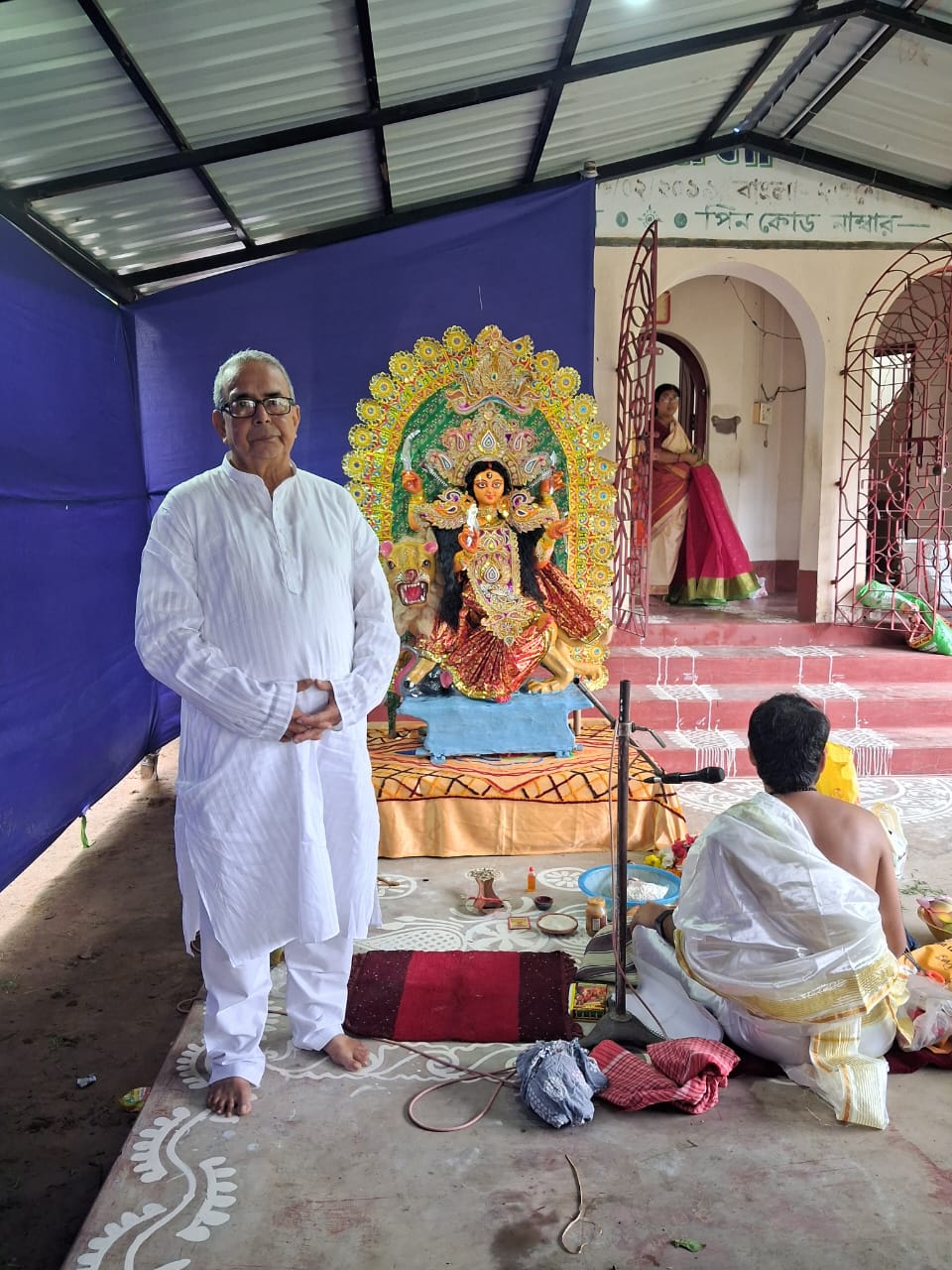 Jagaddhatri Puja at the Mandir